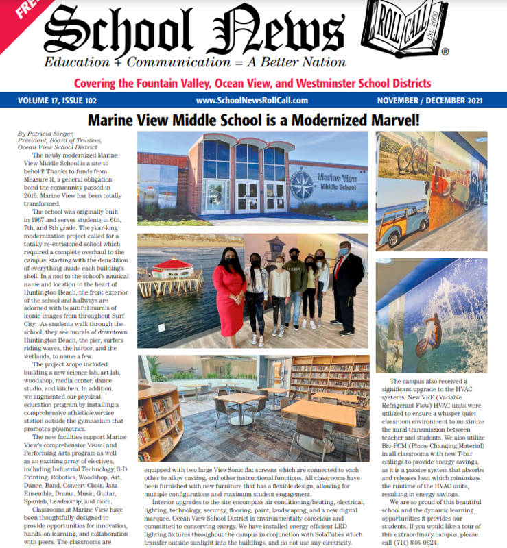School News November Newsletter 2021 Featured Photo