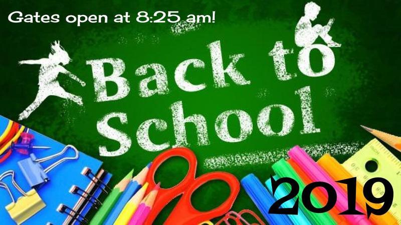 First Day of School - August 12 @ 8:25 am! Thumbnail Image