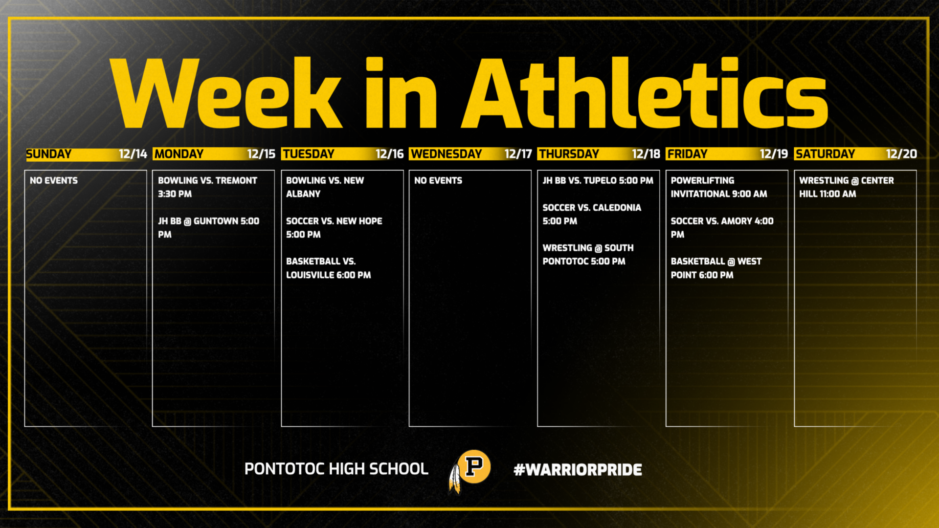 Week in Athletics 