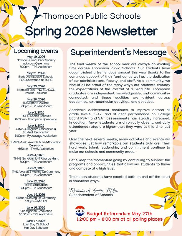 TPS Spring 2026 Newsletter