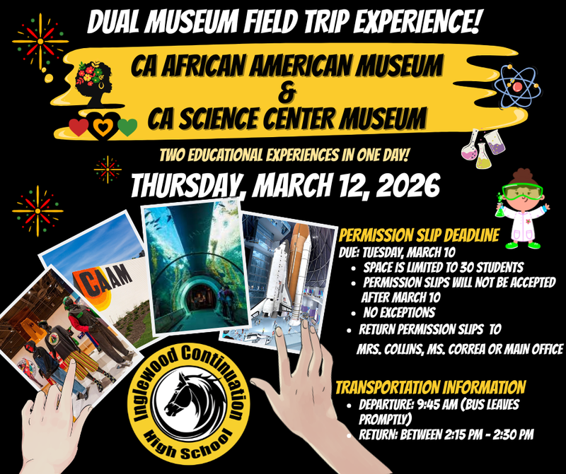 Dual Field Trip: Ca Science Center & Ca African American Museum Featured Photo