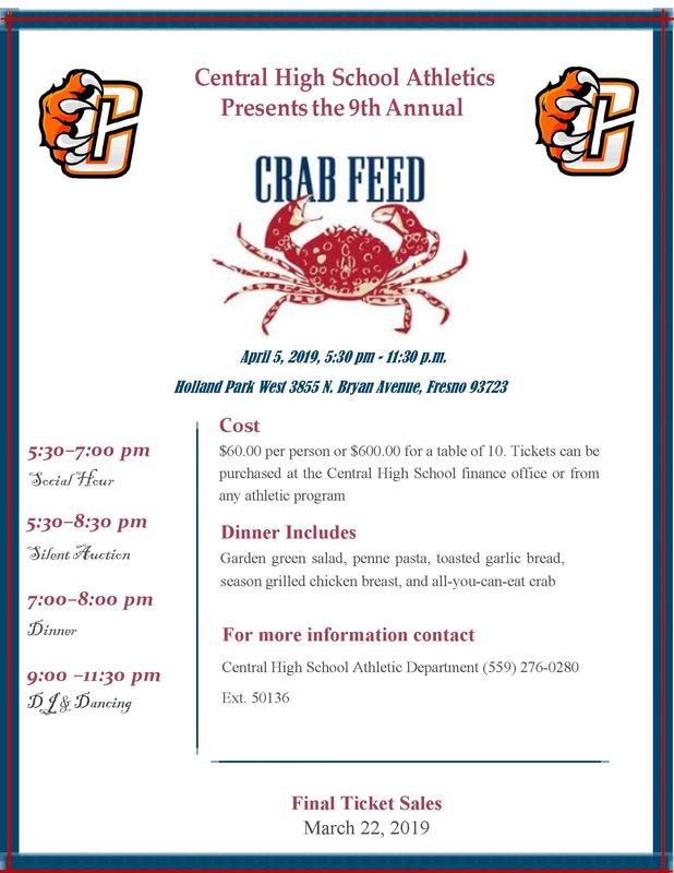 Crab Feed Flyer
