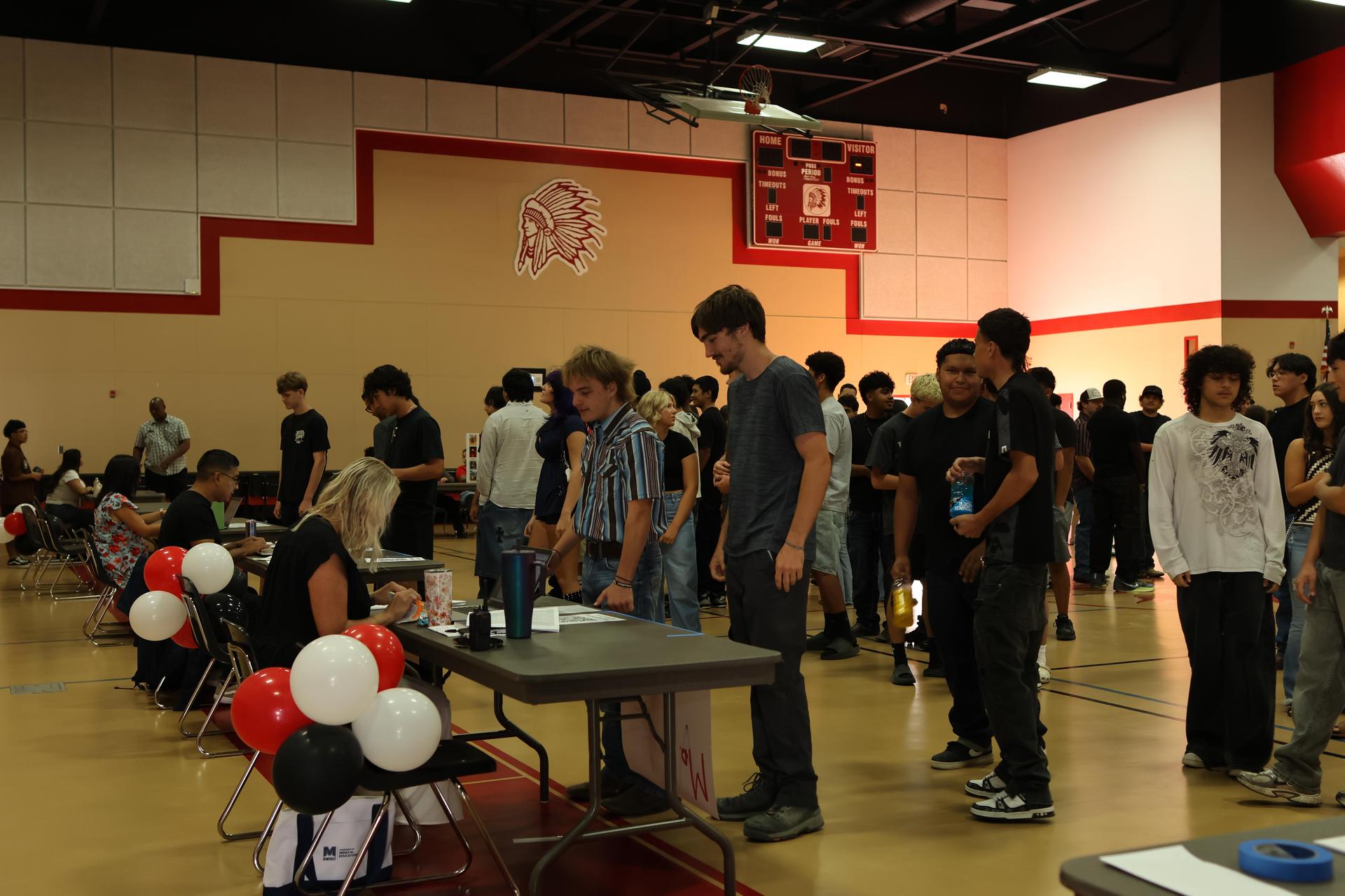 Students and staff at Tribe Turnout 4