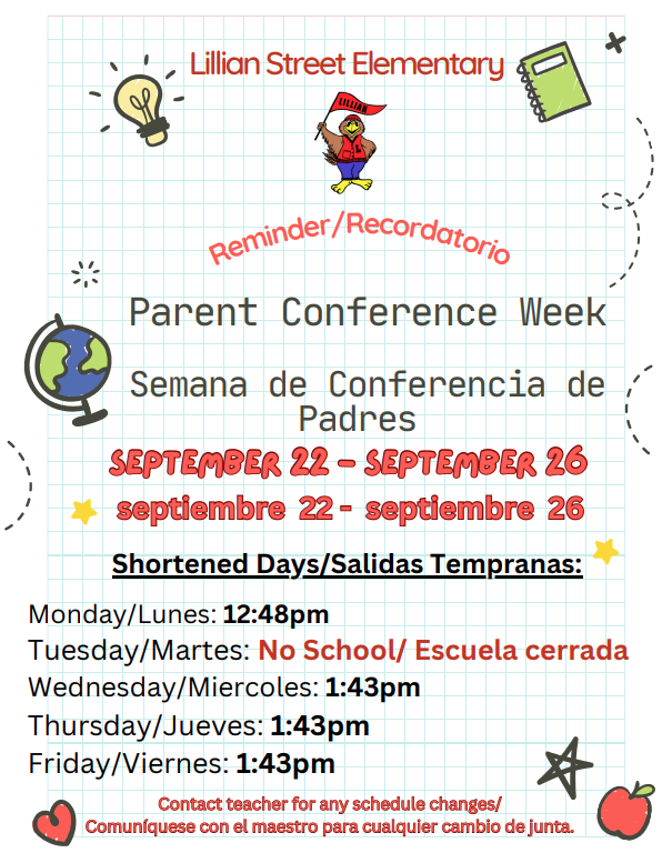Parent Conference week