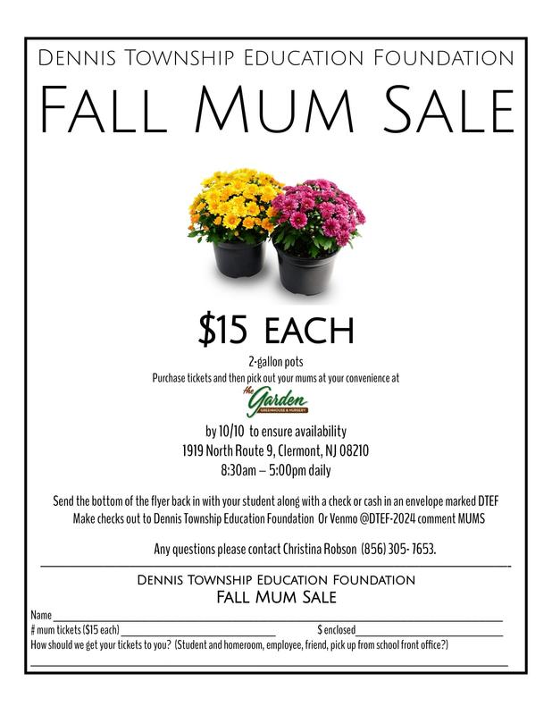 DTEF Mum Sale
