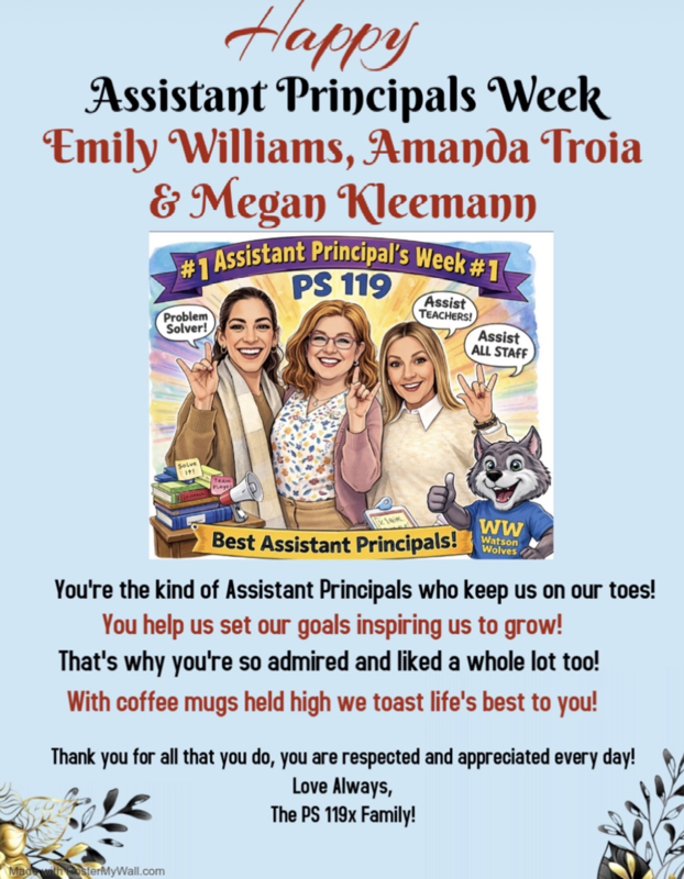 Assistant Principals Week Flyer Apriel 2026