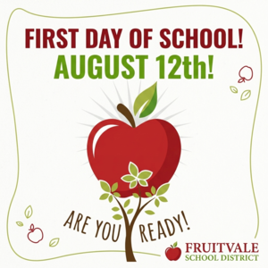 first day of school August 12th Are you ready