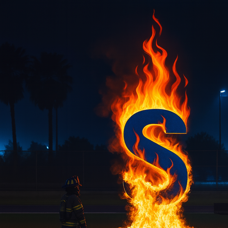 Burning of the ’S’
