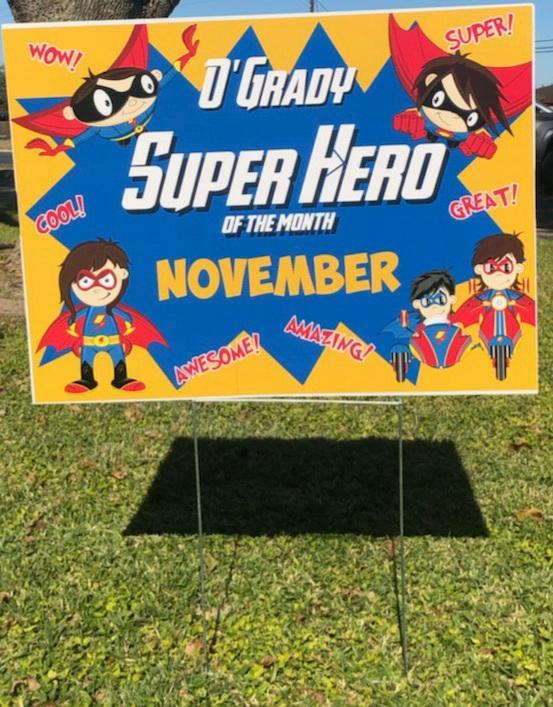 November Superheroes of the Month Featured Photo