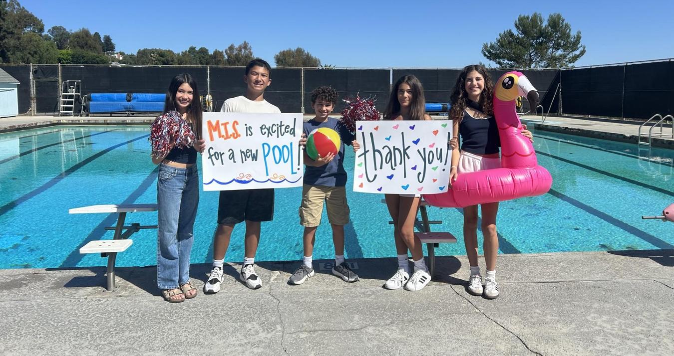MIS is excited about our Pool Renovation! Thank you to the PV Community / Bond Measure & Board.