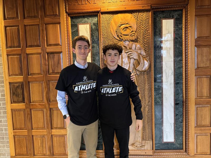 Andrwe hawk & Peter Torello named athletes of the week