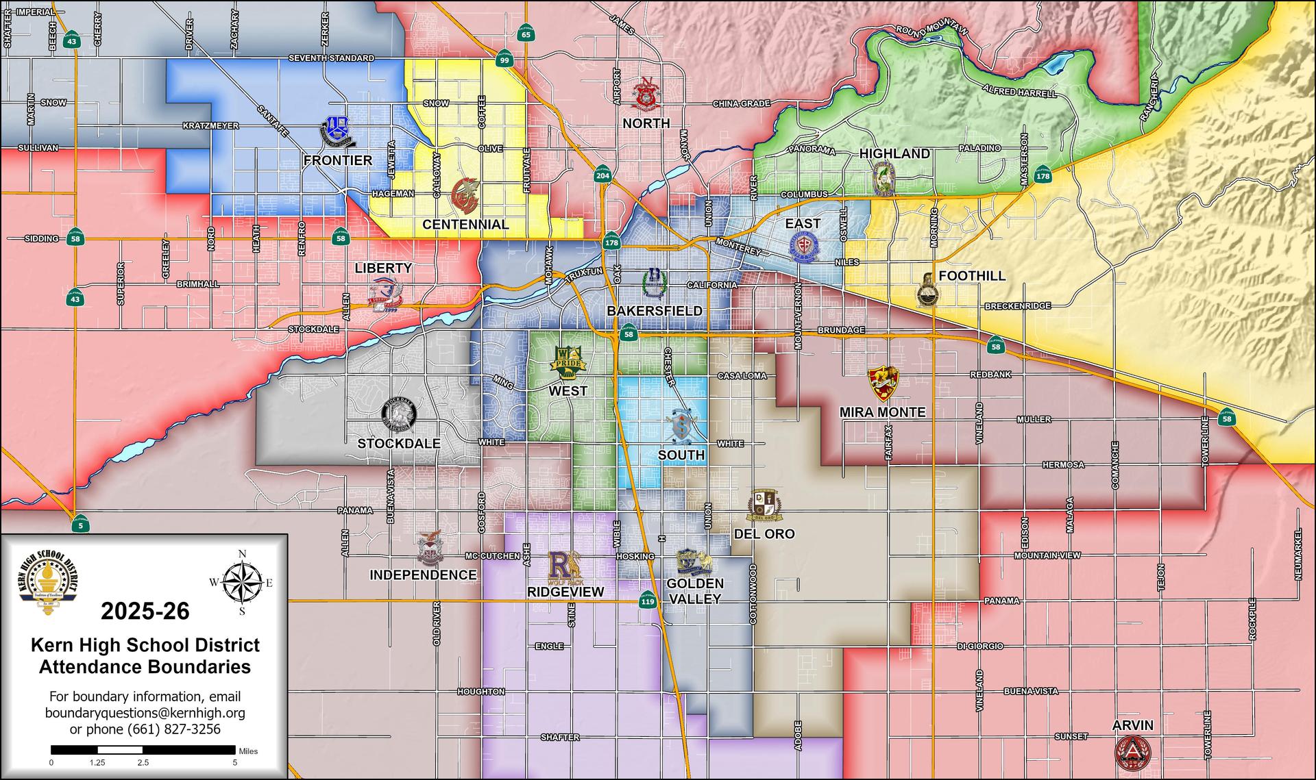 School Boundaries Map 