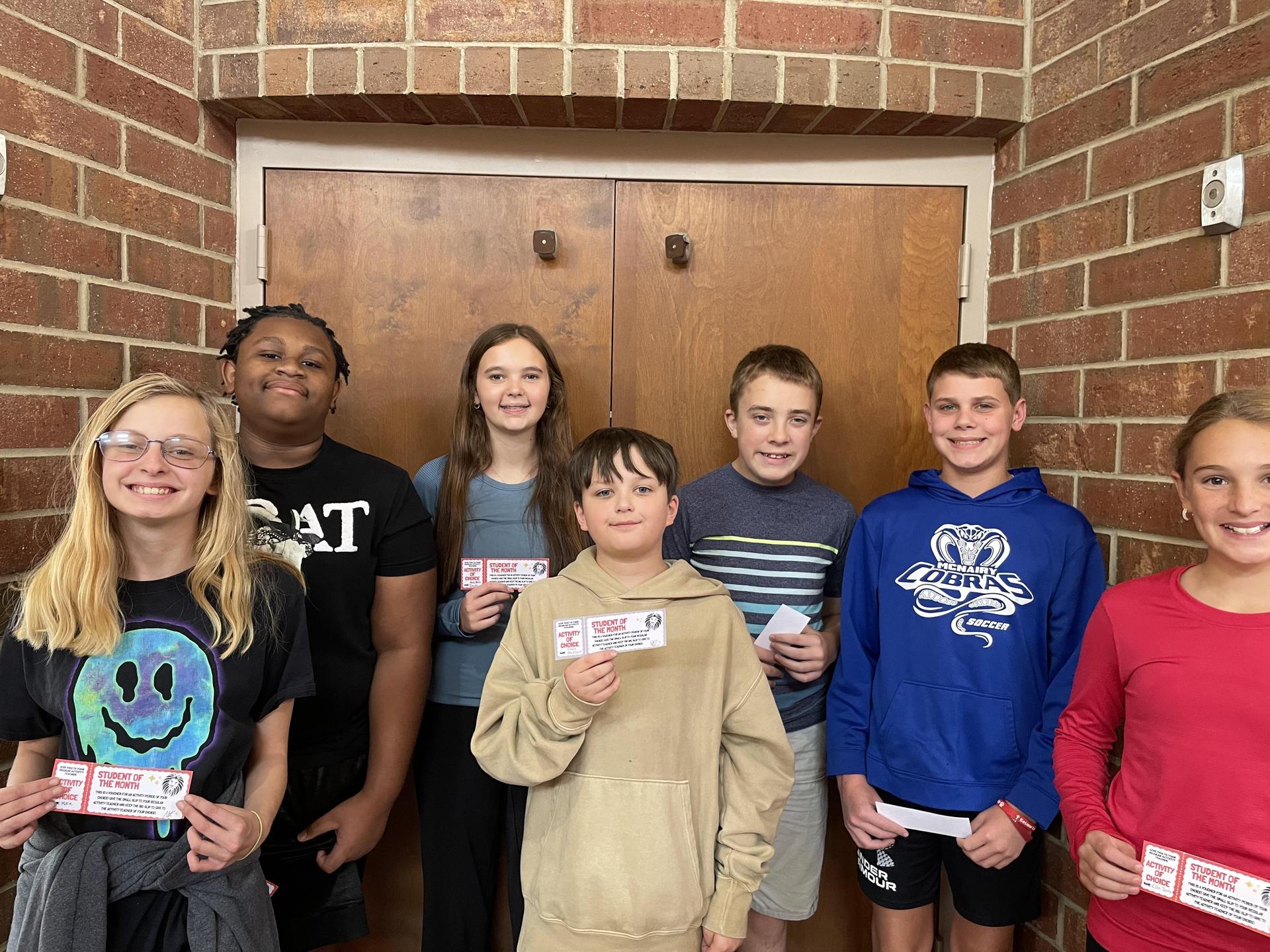 Students of the Month - August 2025 