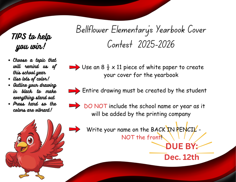 🎨 Yearbook Cover Contest Is Now Open!