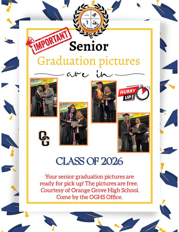 Class of 2026 Graduation Pictures are Ready for Pick Up