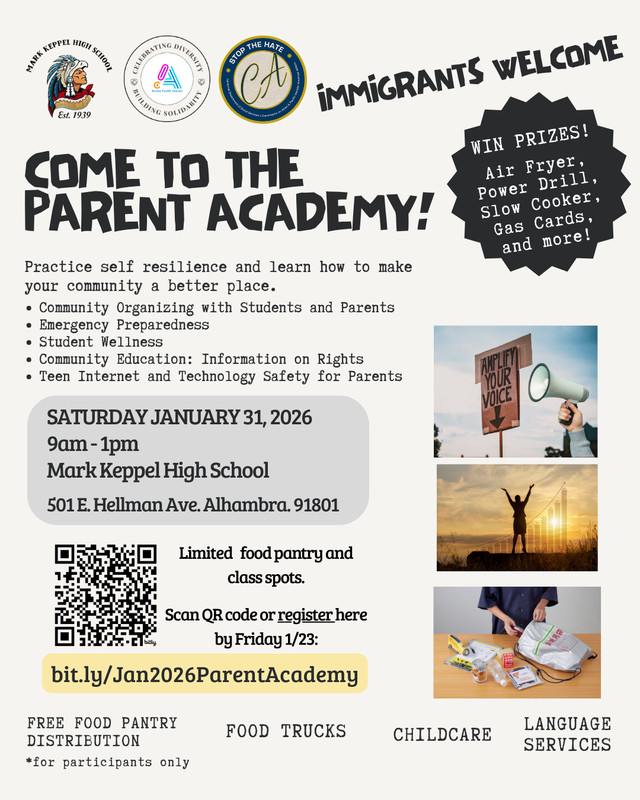 COME TO THE PARENT ACADEMY! Featured Photo