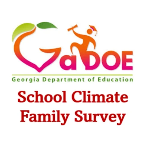 eorgia Department of Education Logo with the text, "School Climate Family Survey."