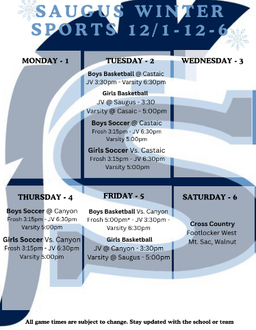 Sports this Week!