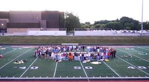 TKHS Class of 2026 gathers in the stadium for their Senior Sunrise and last first-day of school.