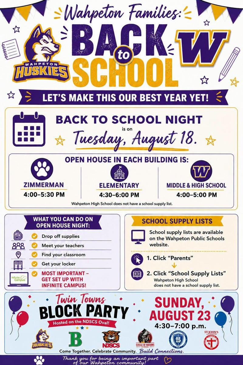 Back to School Night
