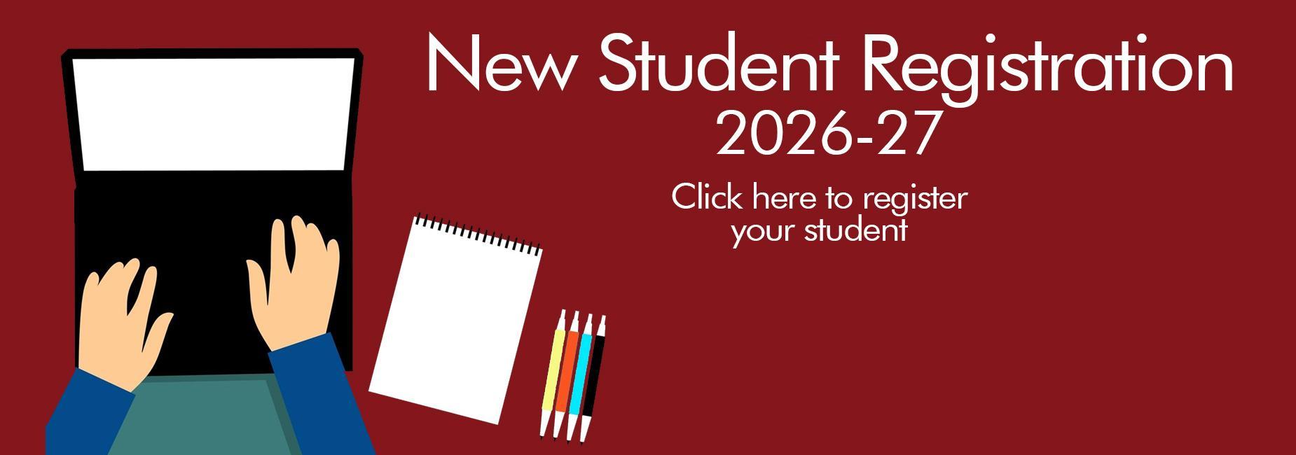 New Student Registration 2026-27