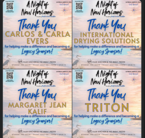 A huge THANK YOU to LEGACY SPONSORS