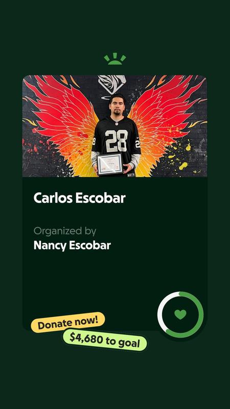GoFundMe for Carlos Escobar