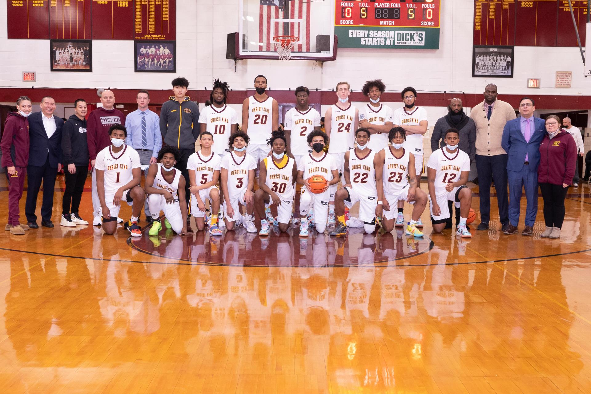 Mens Varsity Basketball Winter Sports Christ The King High School