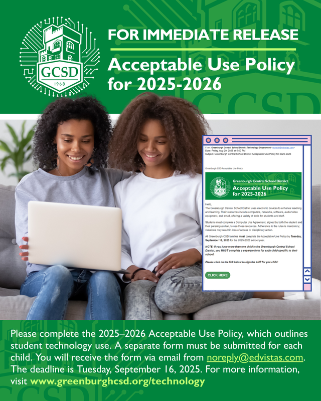 Acceptable Use Policy for 2025-2026