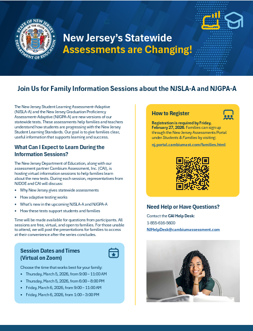 NJSLA-A Family Flyer
