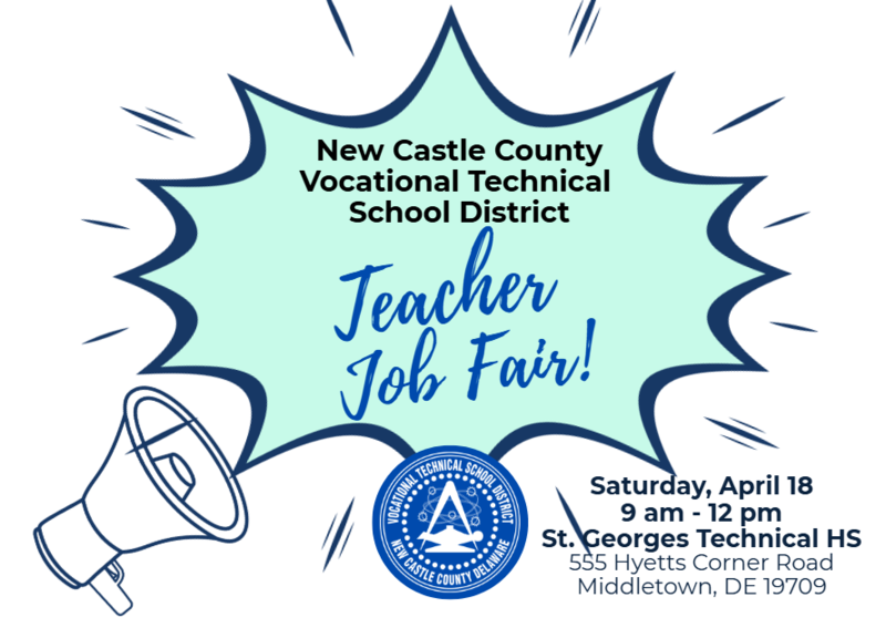 teacher job fair 4/18 at St. Georges Technical HS