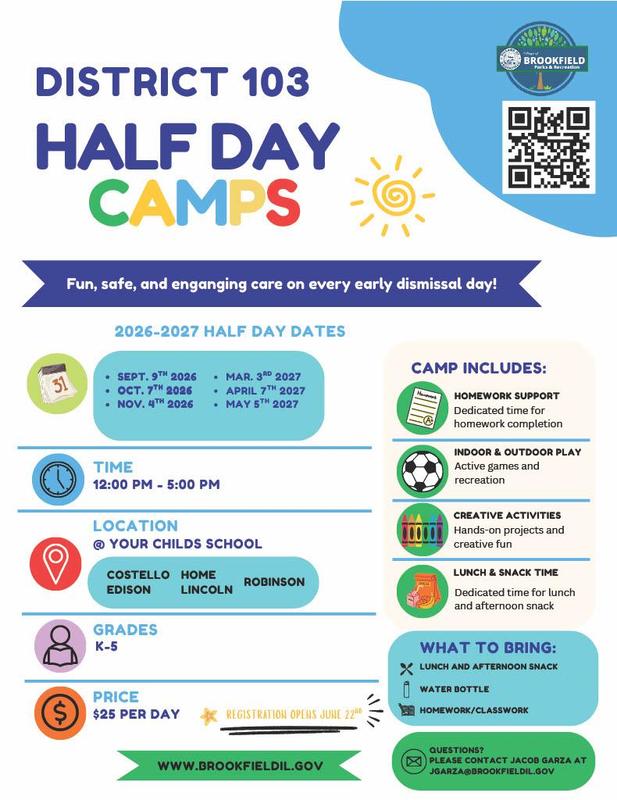 Brookfield STARS Half Day Camps 2026-2027 Featured Photo