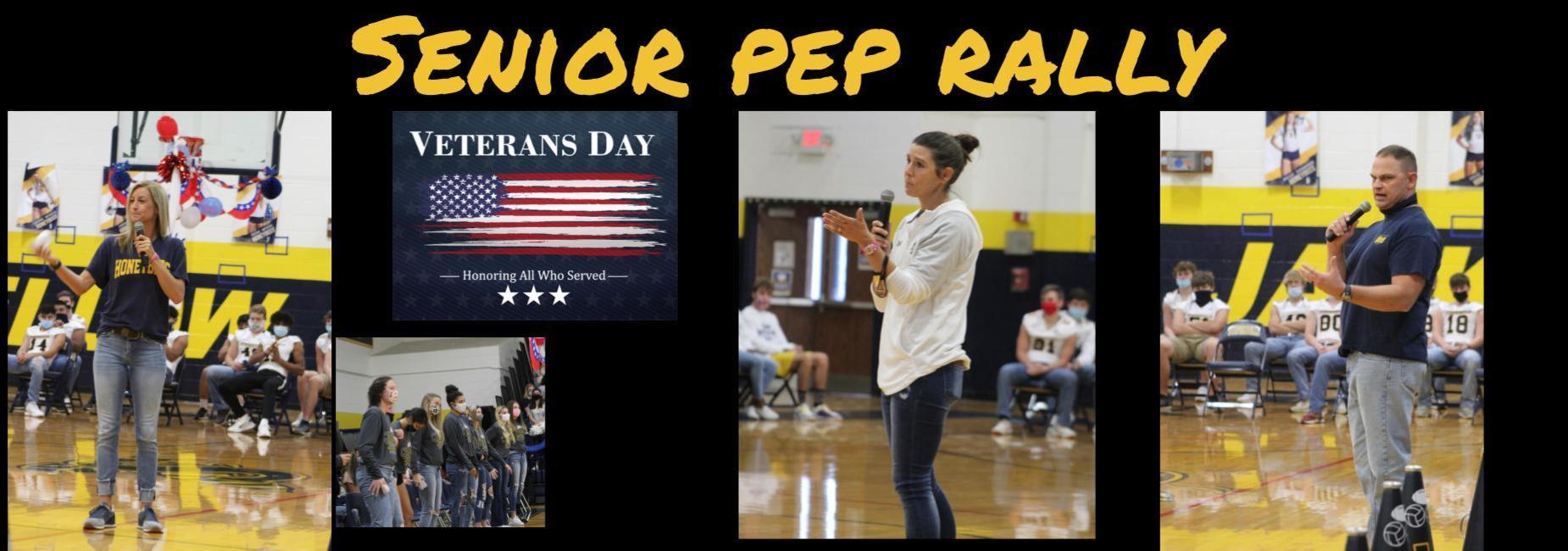 Veterans pep rally