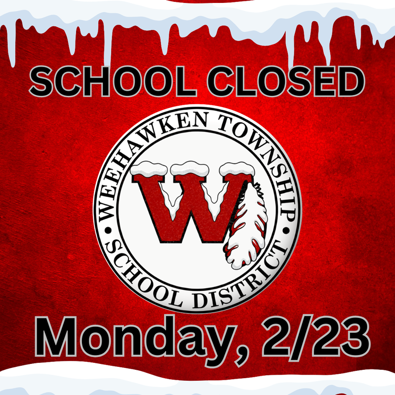 SCHOOL CLOSED MONDAY, FEBRUARY 23RD
