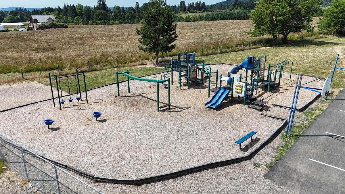 playground before demolition