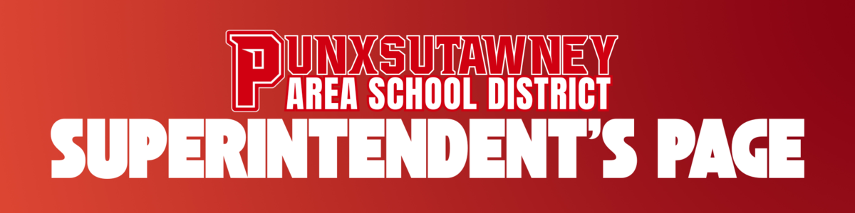 Superintendent's Page Banner