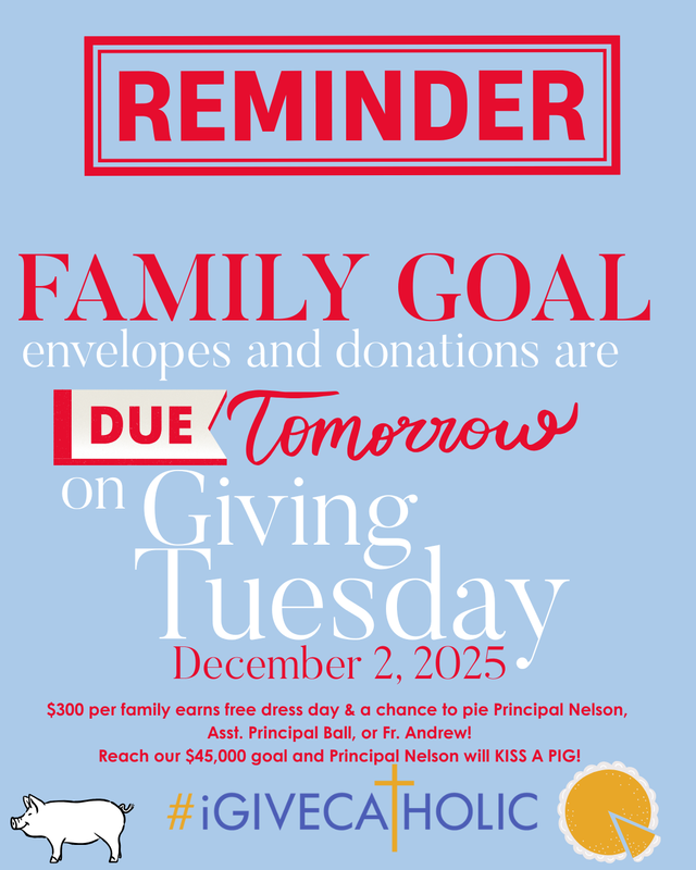 Giving Tuesday Family Goal Reminder Featured Photo
