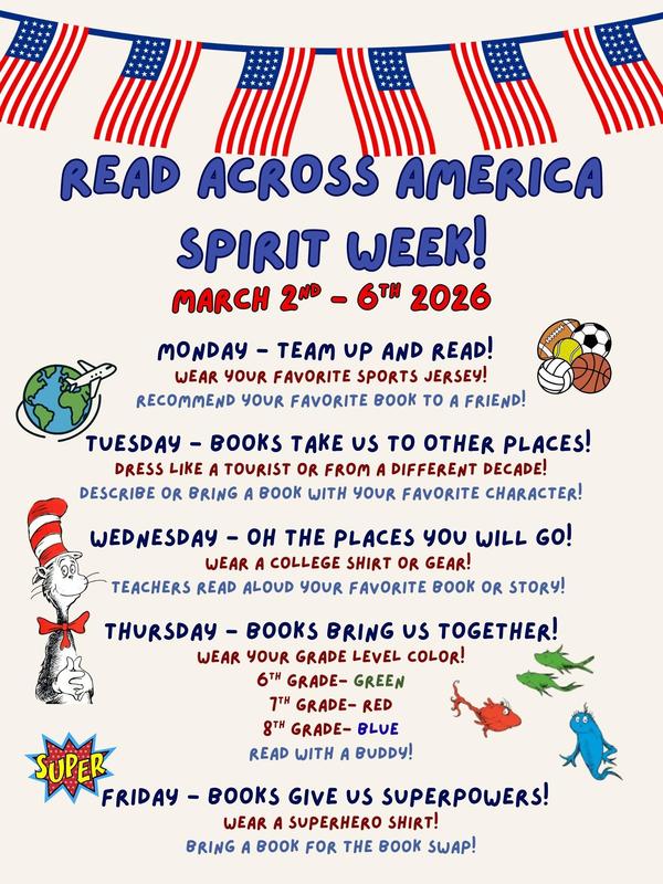 Read Across America Spirit Week