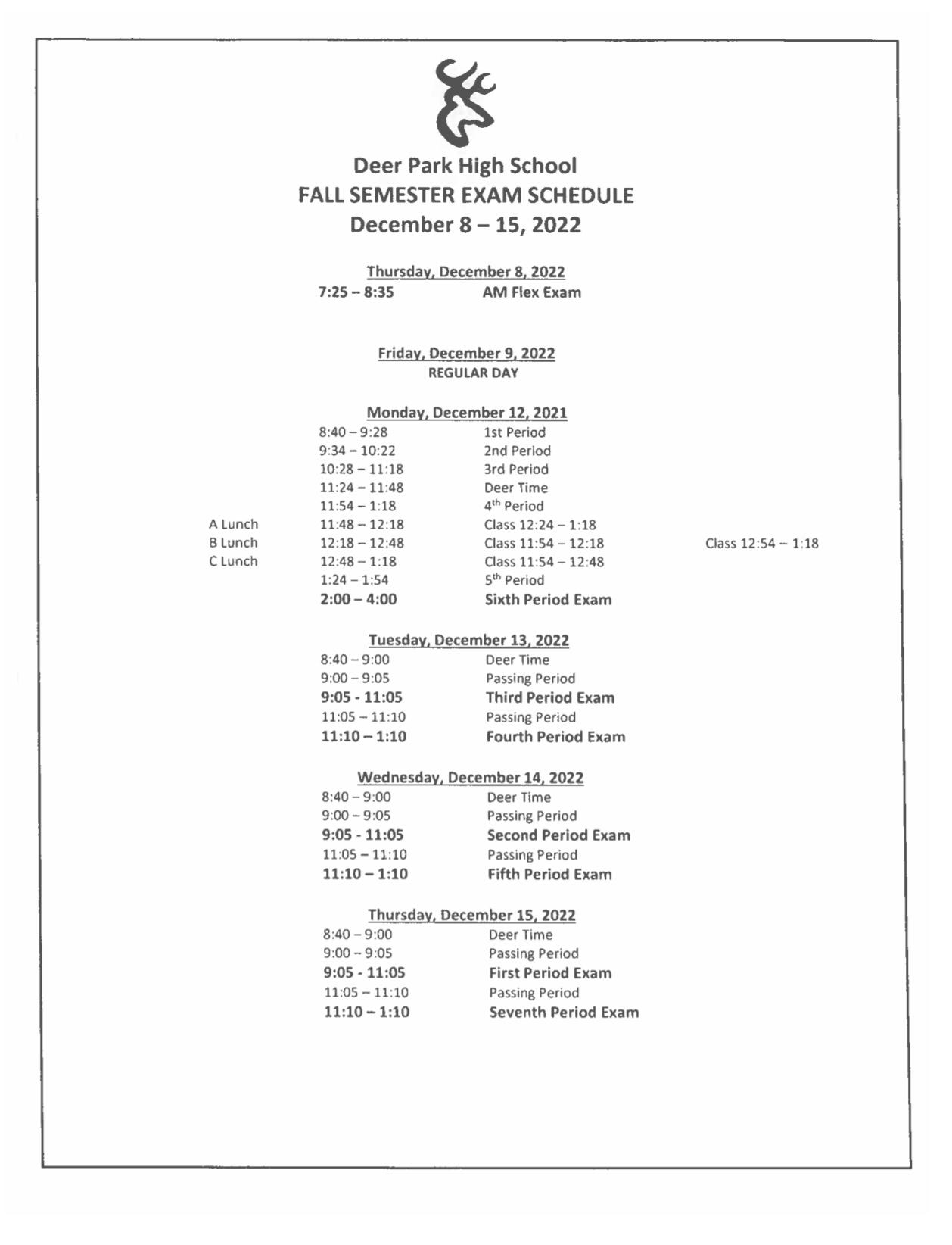 Deer Park High School South Campus