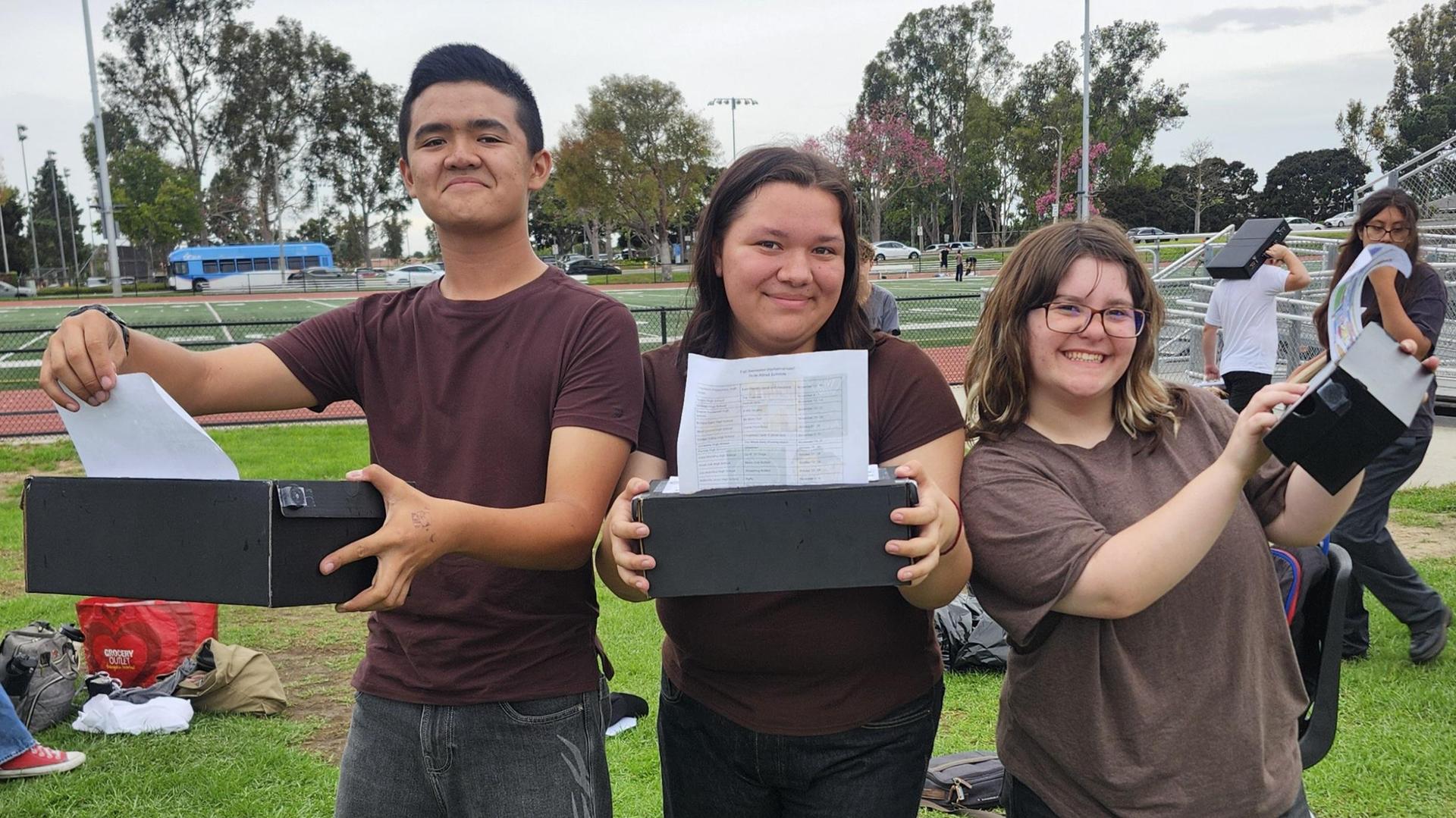 Travis Seay, Vanessa Cazares, and Lance DeLeon &ndash; Finalists for their ensemble scene from "Words, Words, Words"