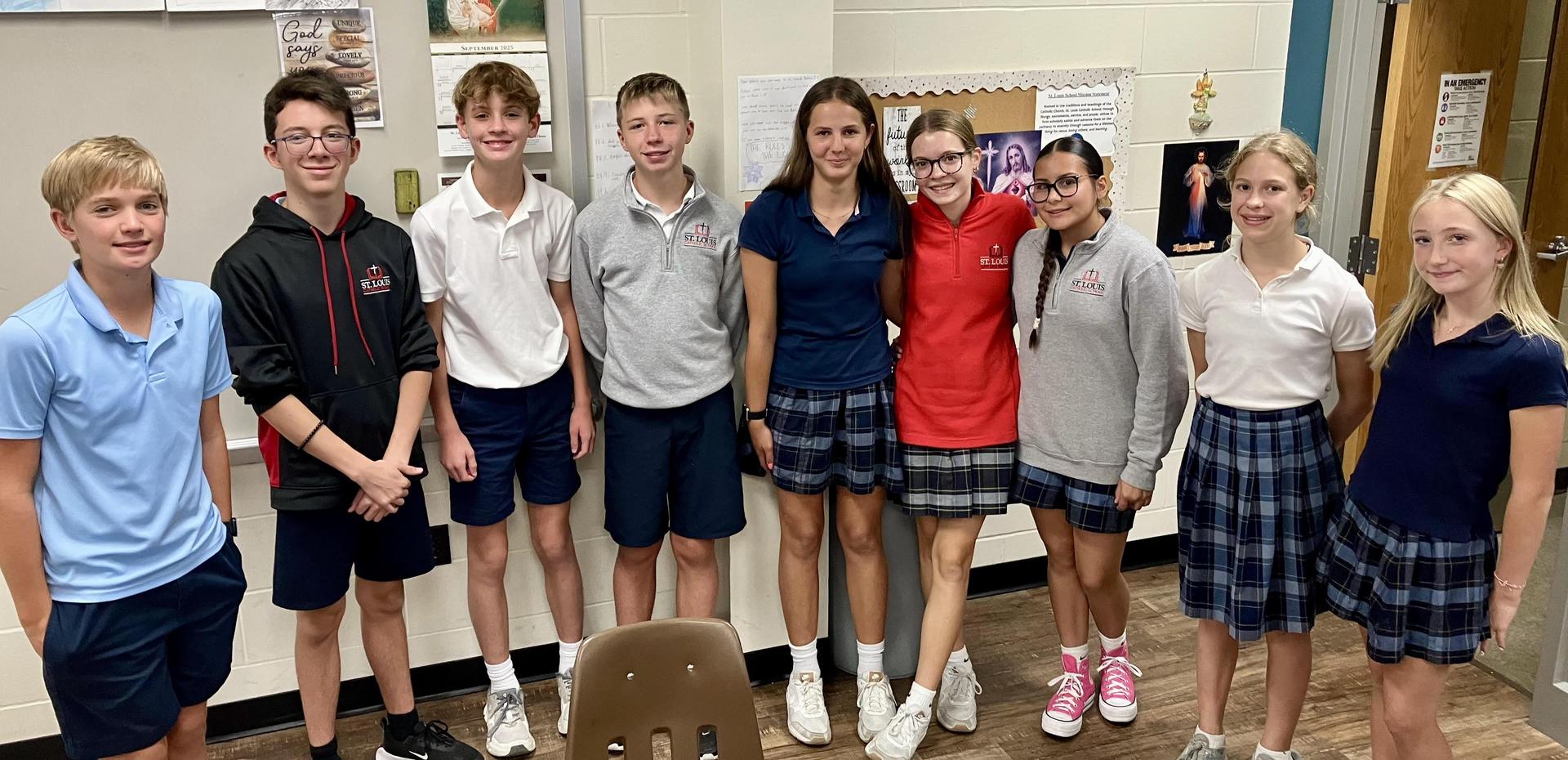 A photo of the members of the Academic Team