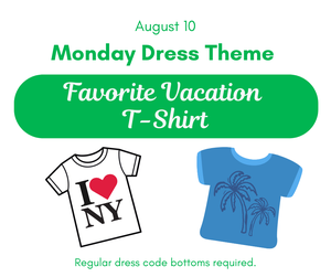 Monday Dress Theme - August 10