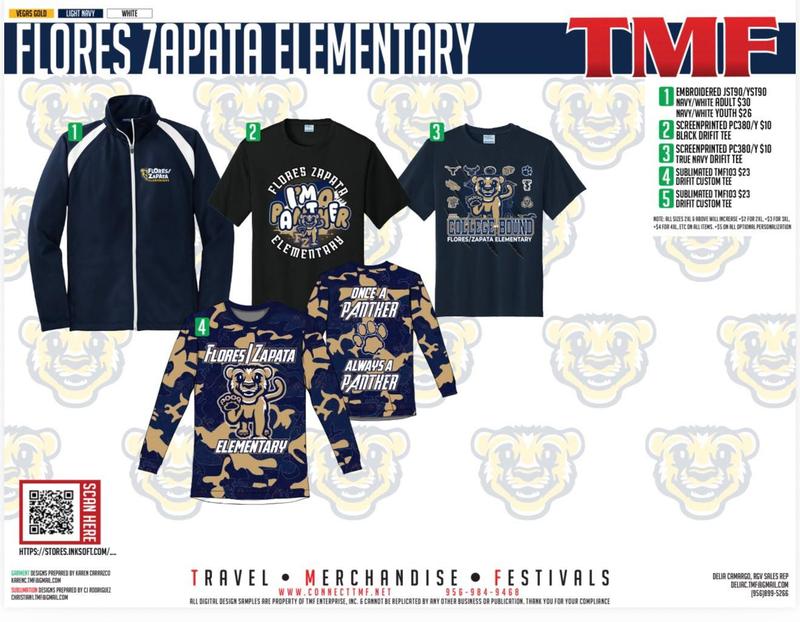 Flyer for school spirit merch