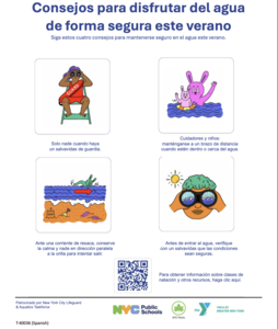 Summer Water Safety Tips. Spanish