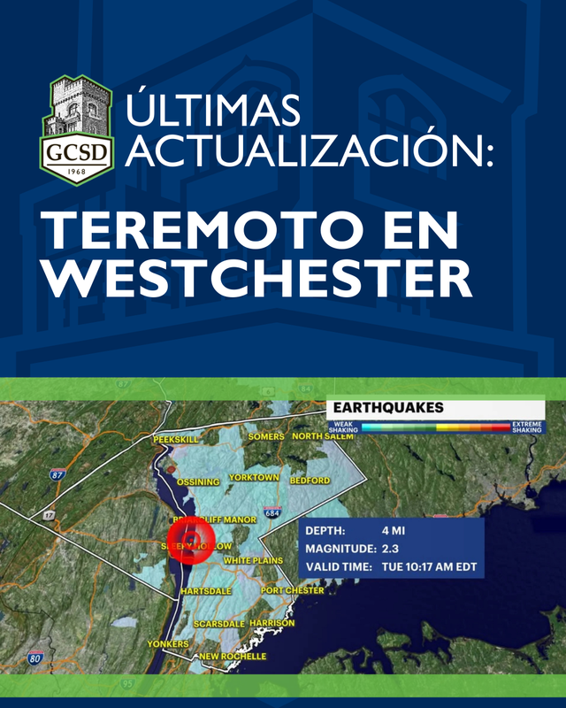 Teremoto En Westchester SPANISH