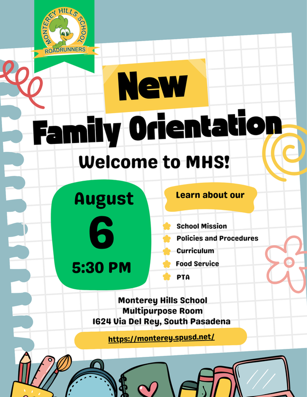 MHS New Family Orientation - Thu. Aug. 6 @ 5:30pm Featured Photo