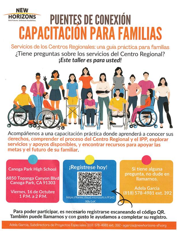 Puentes de Conexión – Capacitación para familias