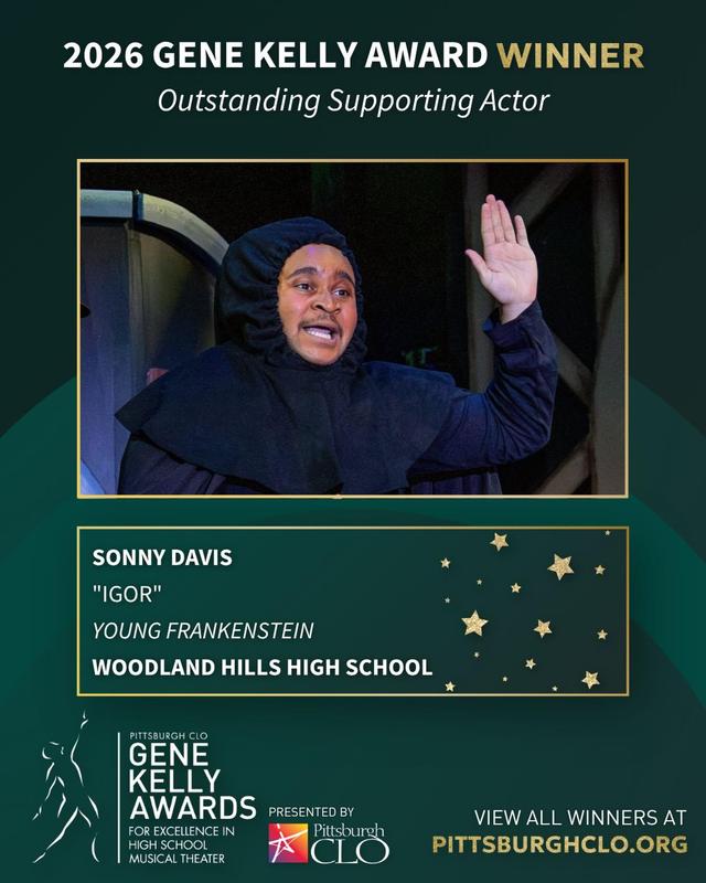 Official Gene Kelly Award announcement for Davis