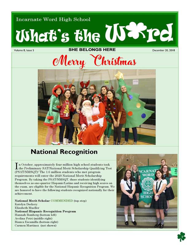 December 2018 newsletter