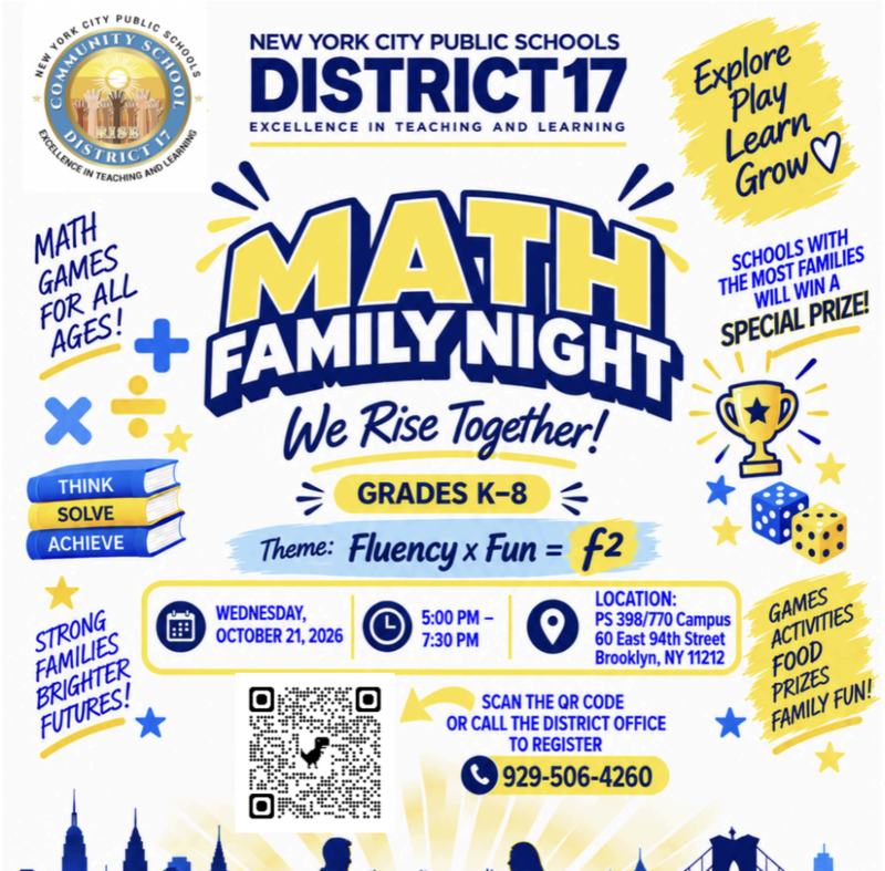 D17 Math Family Night Featured Photo